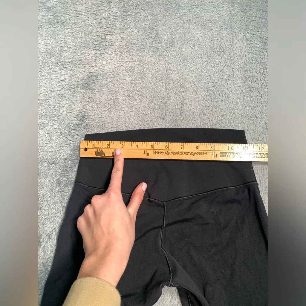 aerie offline Black real me xtra 7/8 legging hi-rise short inseam small - Image 9