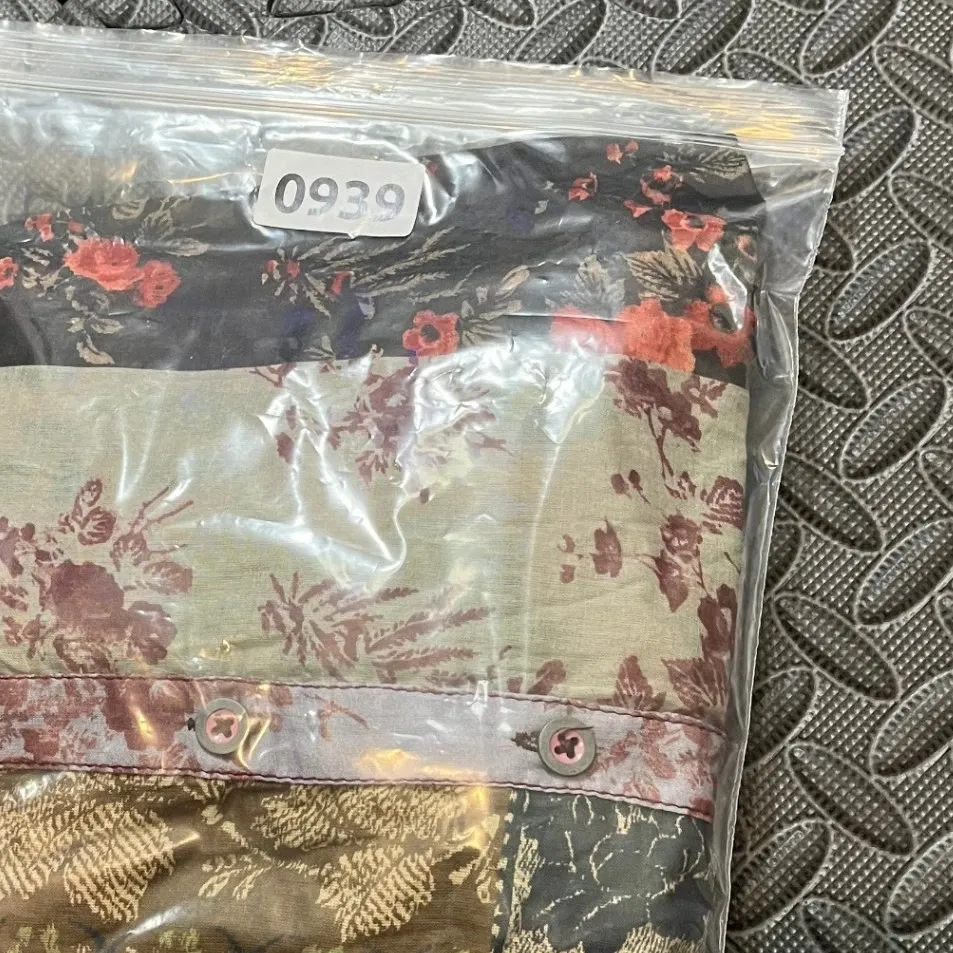 NWT Free People We The Free Flower Patch Berry Combo Sheer Shirt Size XS BOHO - Image 11