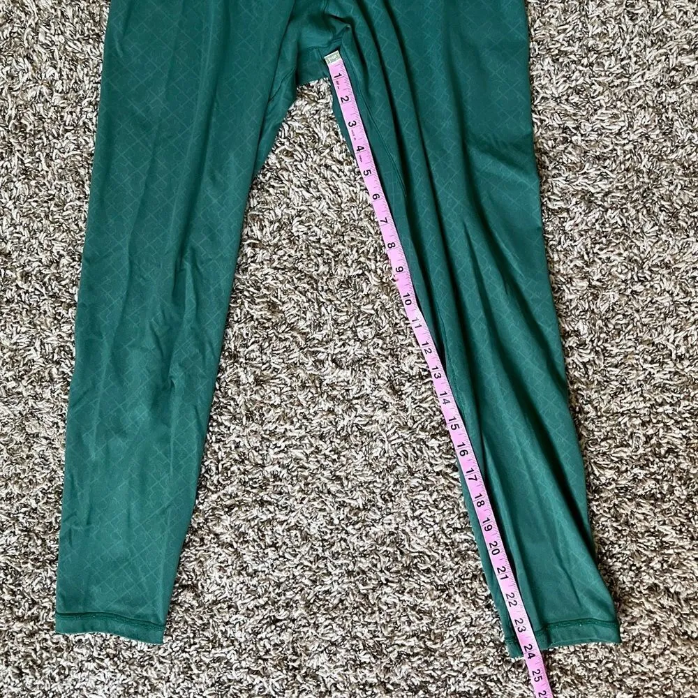 SHEFIT Crown Print Leggings Green Green Size L - Image 10