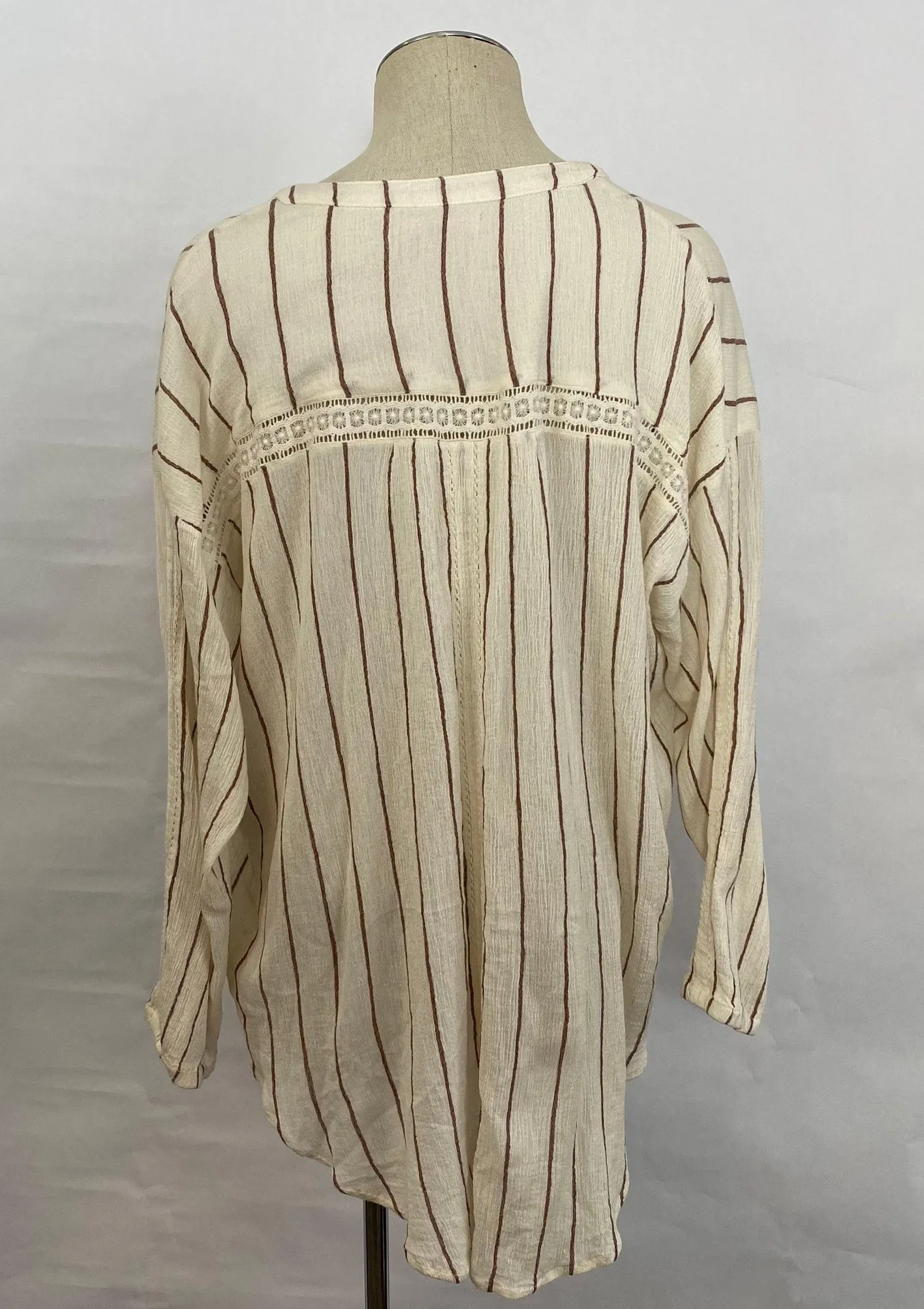 Boho Button Up Top 588 - Image 2