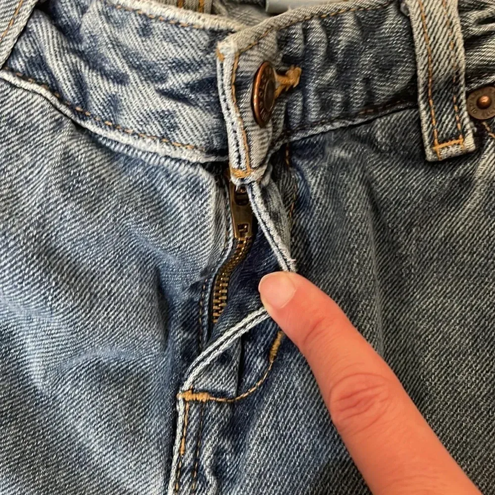 Vintage‎ Old Navy Curvy Jean Denim Medium wash size 1 Y2K 90s Blue - Image 3