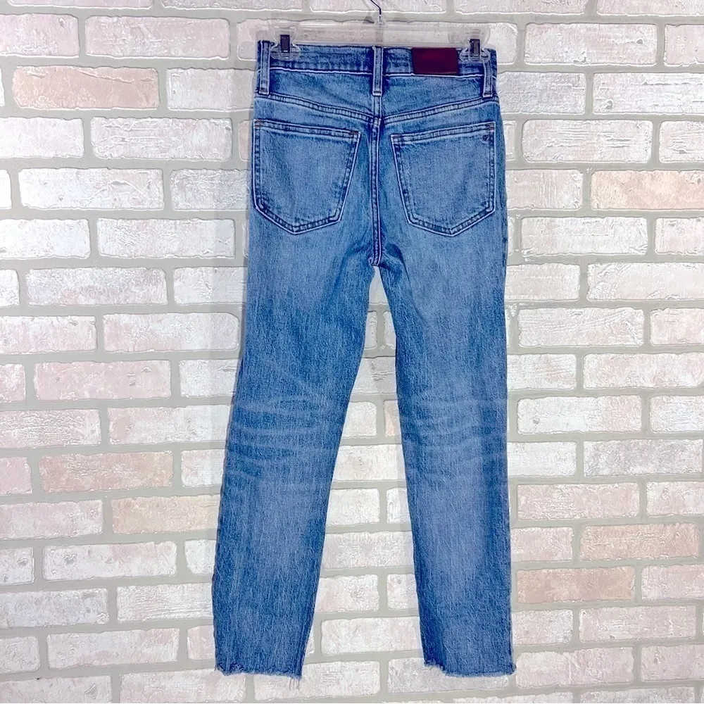 Madewell The Perfect Vintage Crop Distressed Jeans in Rosabelle Wash Size 24 - Image 7