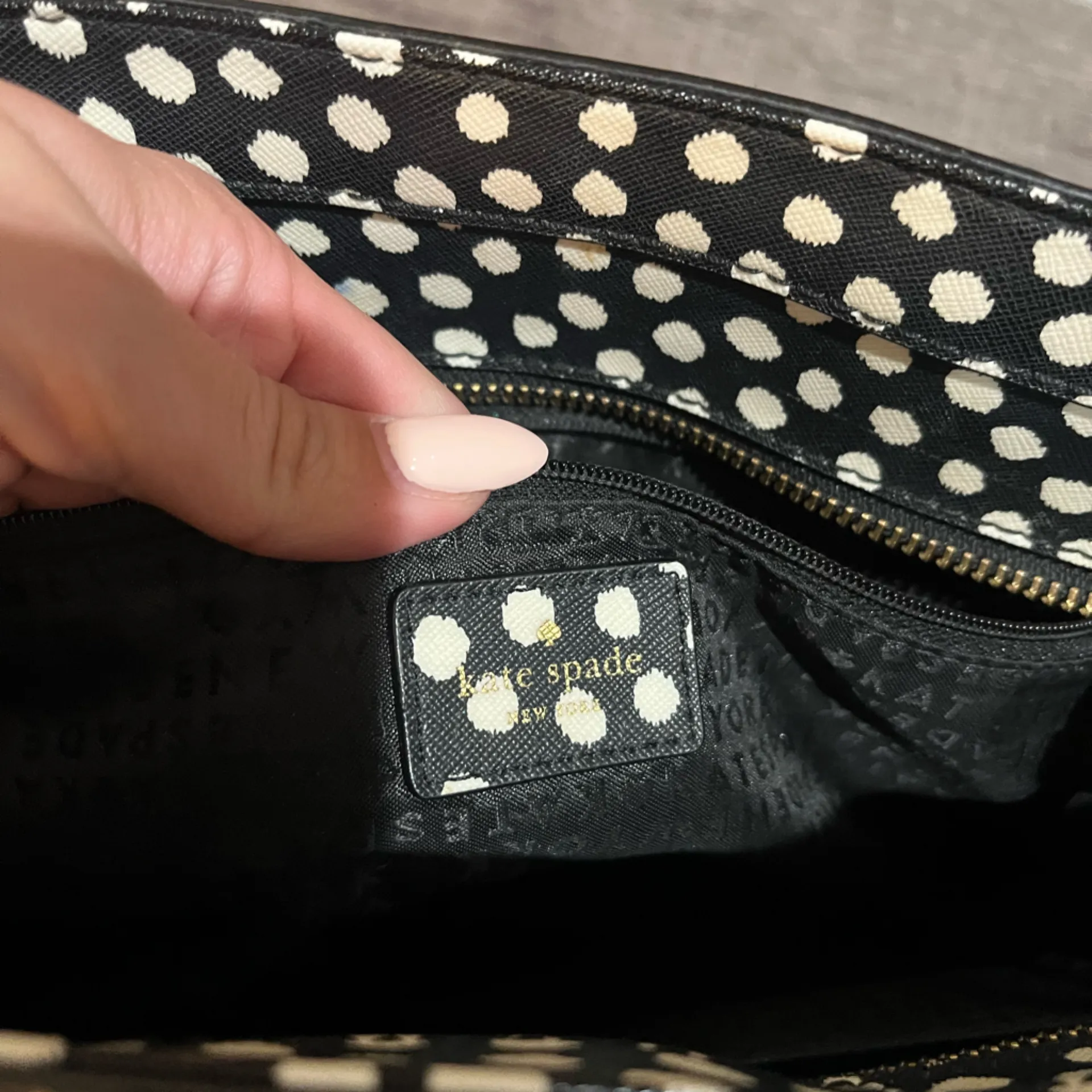 KATE SPADE Dally Laurel Way Printed Tote in Musical Dots - Image 7