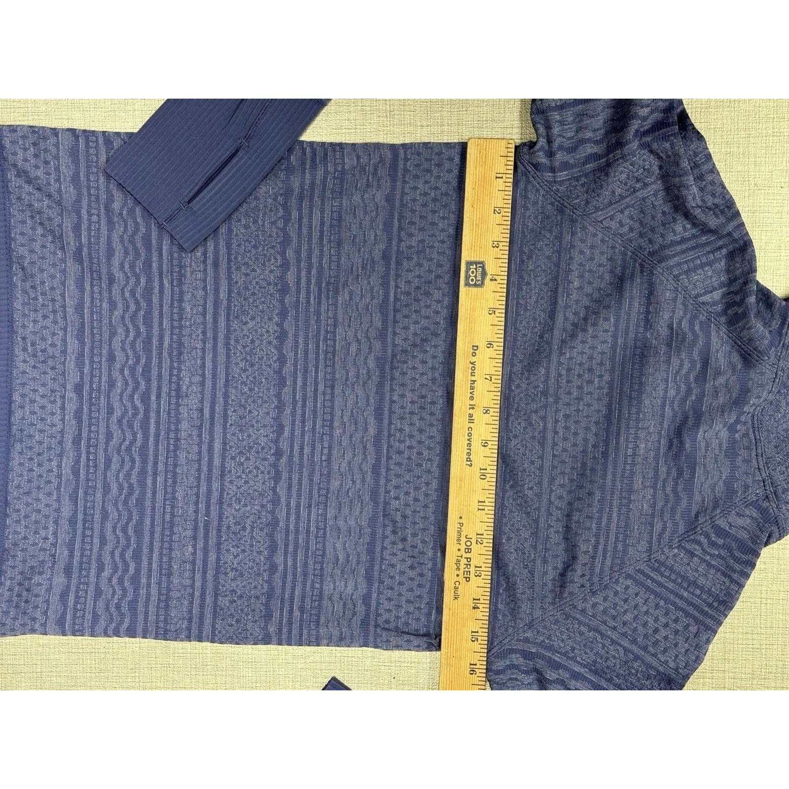 Lululemon Rest Less Top Pullover Hoodie Shirt Gatsby Blue Purple Size 8 Hooded - Image 7