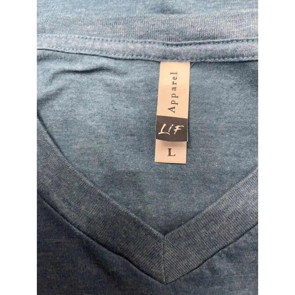 Love In Faith Apparel T Shirt Size L New Without Tags Blue Size L - Image 4