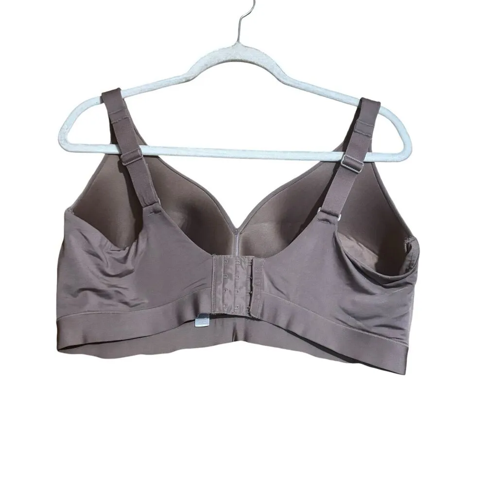 Cacique Bra Womens 42DDD Brown Lightly Lined No Wire - Image 3