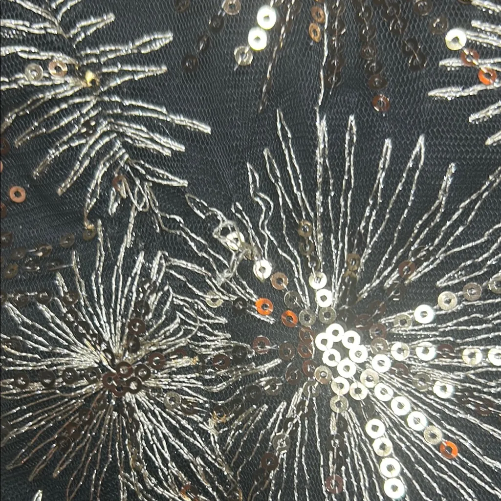 Flying‎ Tomato Black Ruffled Wrap Dress size medium - Image 6