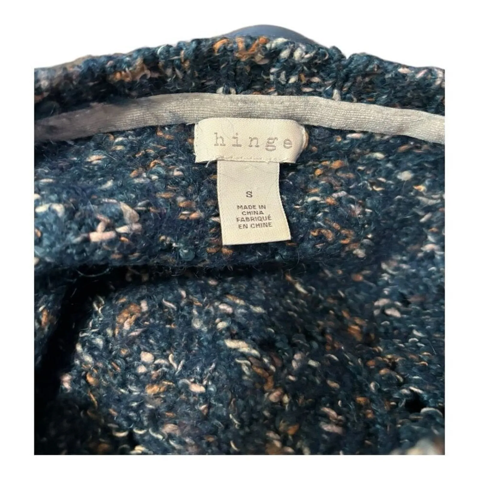 Hinge  Teal Sweater Size S - Image 4