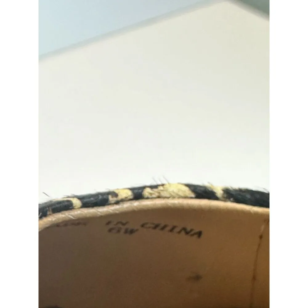 Diane Von Furstenberg  Women's Size 6 Black Ponyhair Stiletto Heels Pump EUC - Image 9