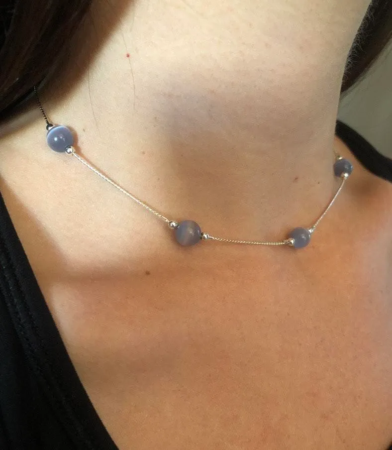 Choker Necklace Silver - Image 2