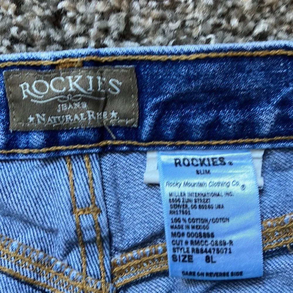 Rockies 8 Long Slim Women’s Blue Size 28 - Image 2