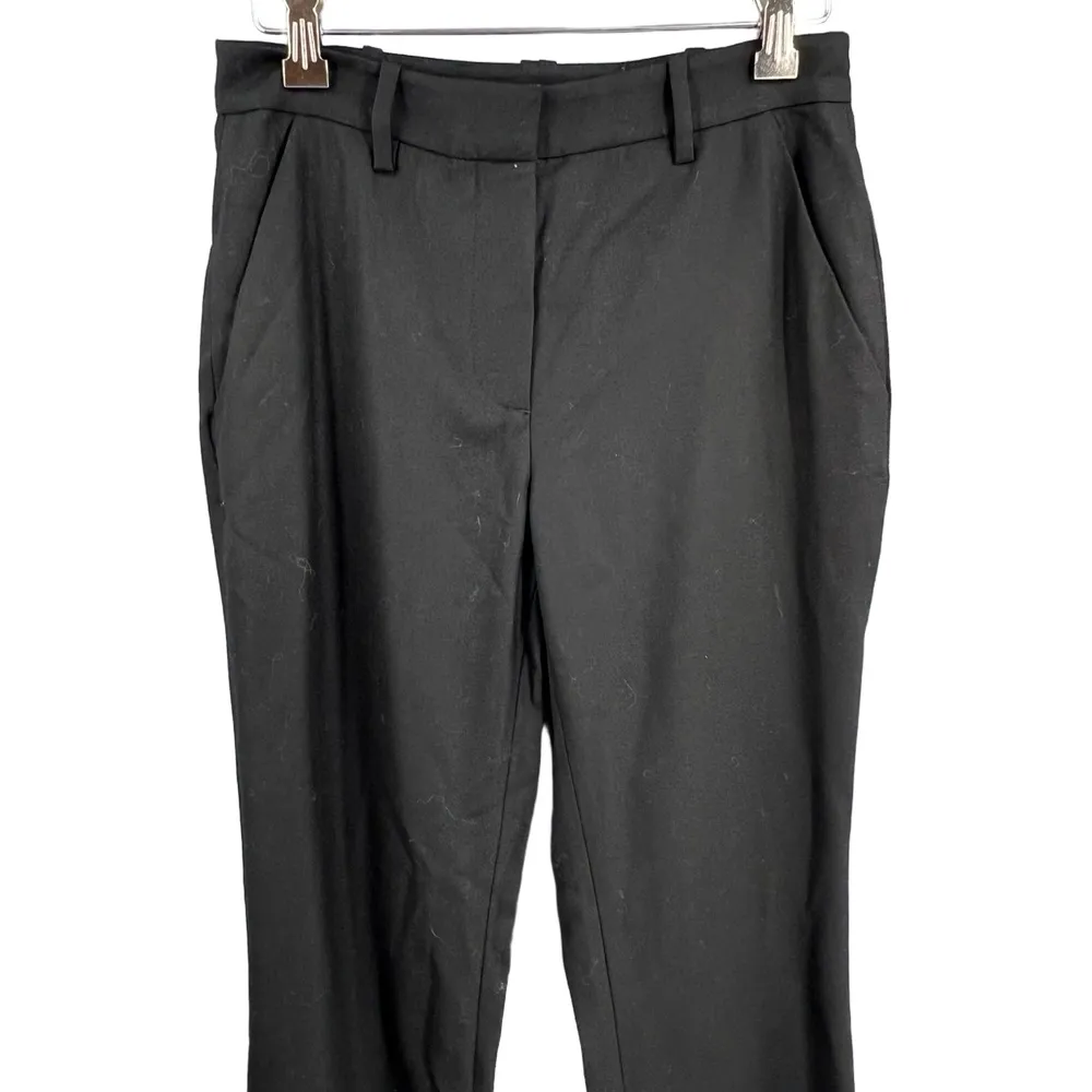 Reformation Dress Pants Black Wool Blend Straight Leg Work Office Minimalist 2 - Image 2