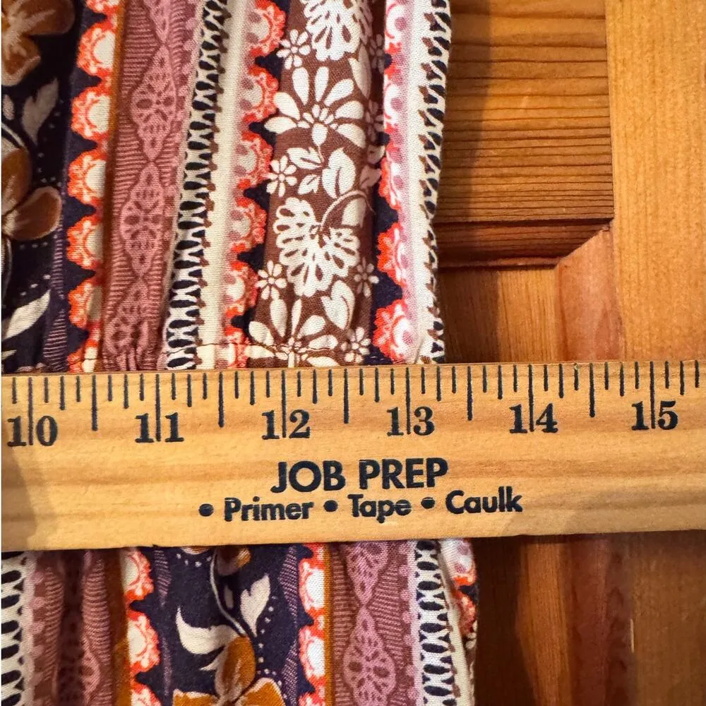 Band of Gypsies tye front jumpsuit M Bohemian Chic hippie Festival - Image 5