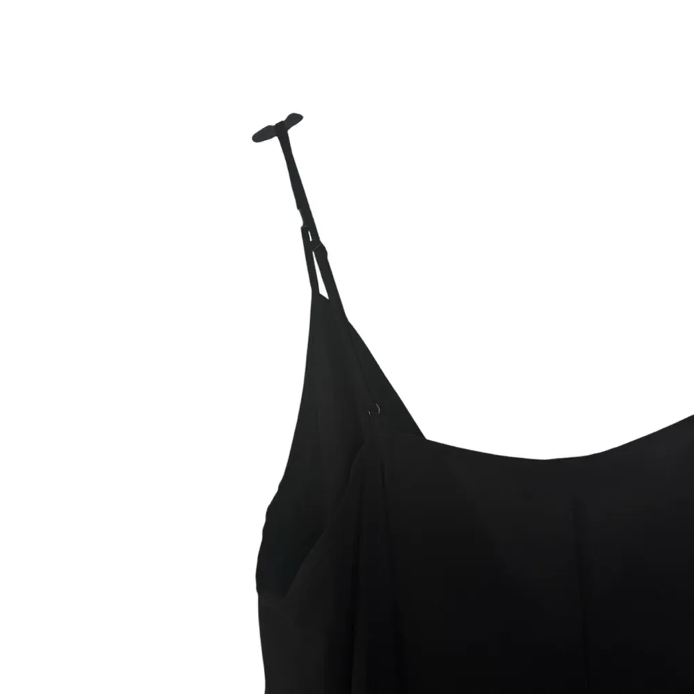 PROENZA SCHOULER WHITE LABEL Black V-Neck Midi Slip Dress Tank LBD Classic Med M - Image 10