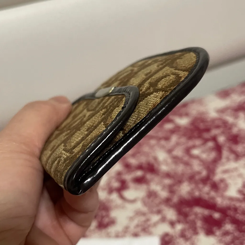 Dior Canvas Coin Purse - Image 5