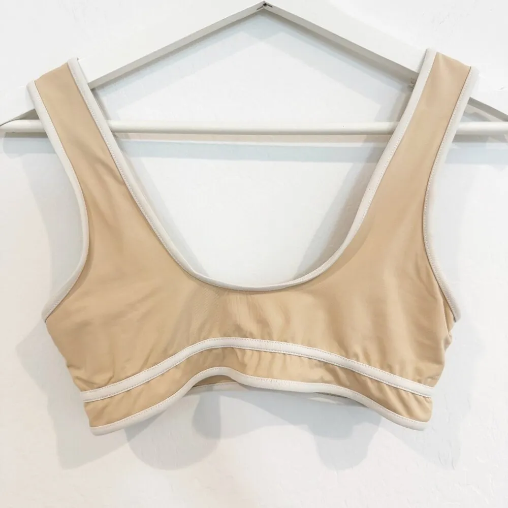 Stone Fox Women's Bikini Dahlia Juniper Bathing Suit in Tan Cream Small Medium - Image 7