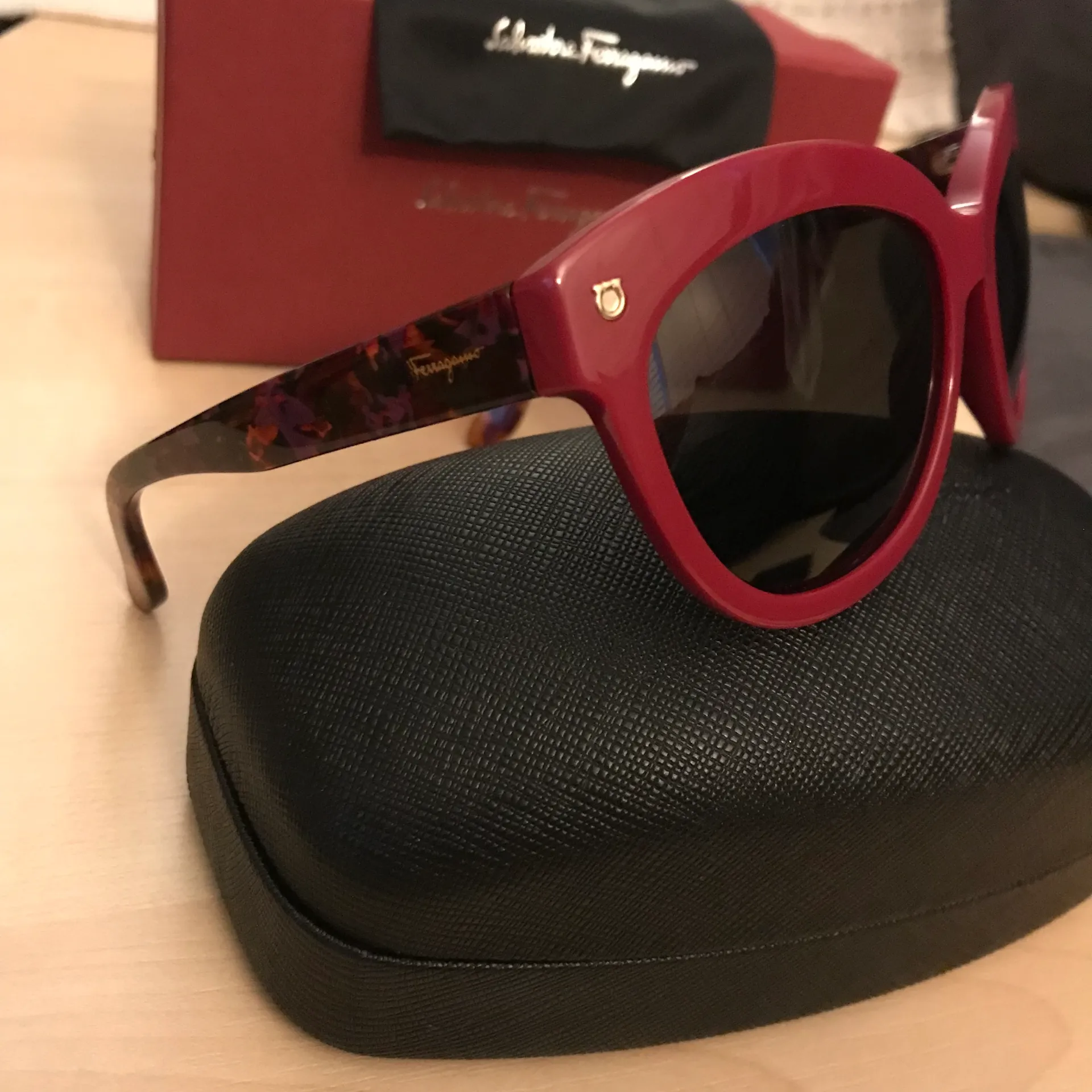 Salvatore Ferragamo Salvator Ferragamo Cateye Sunglasses AUTHENTIC Designer Eyewear For Women - Image 9