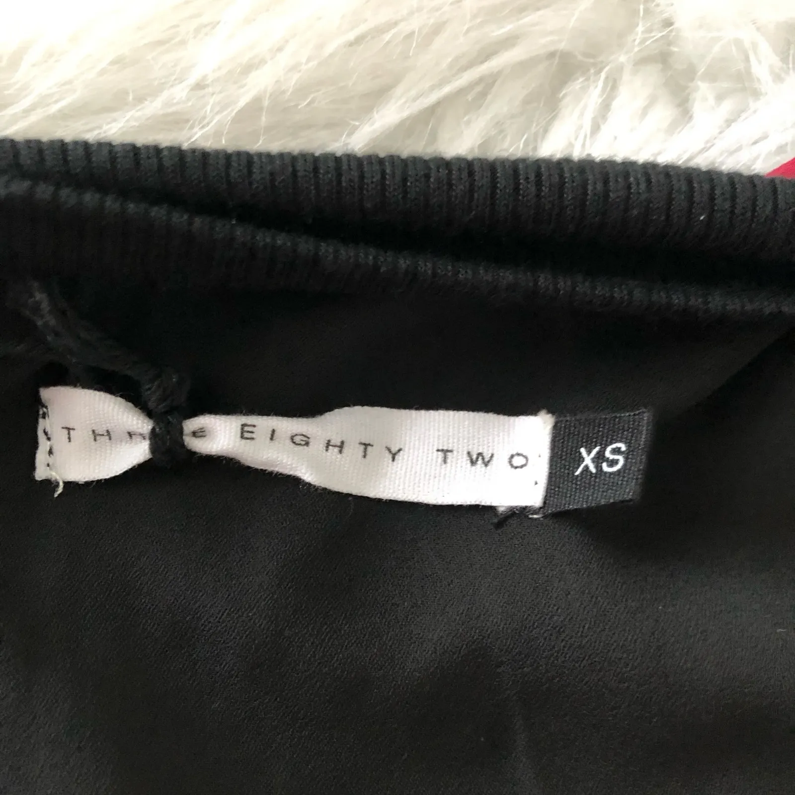 Three Eighty Two Women's Geometric Print Bomber Jacket XS, NWT, Black Multicolor - Image 8