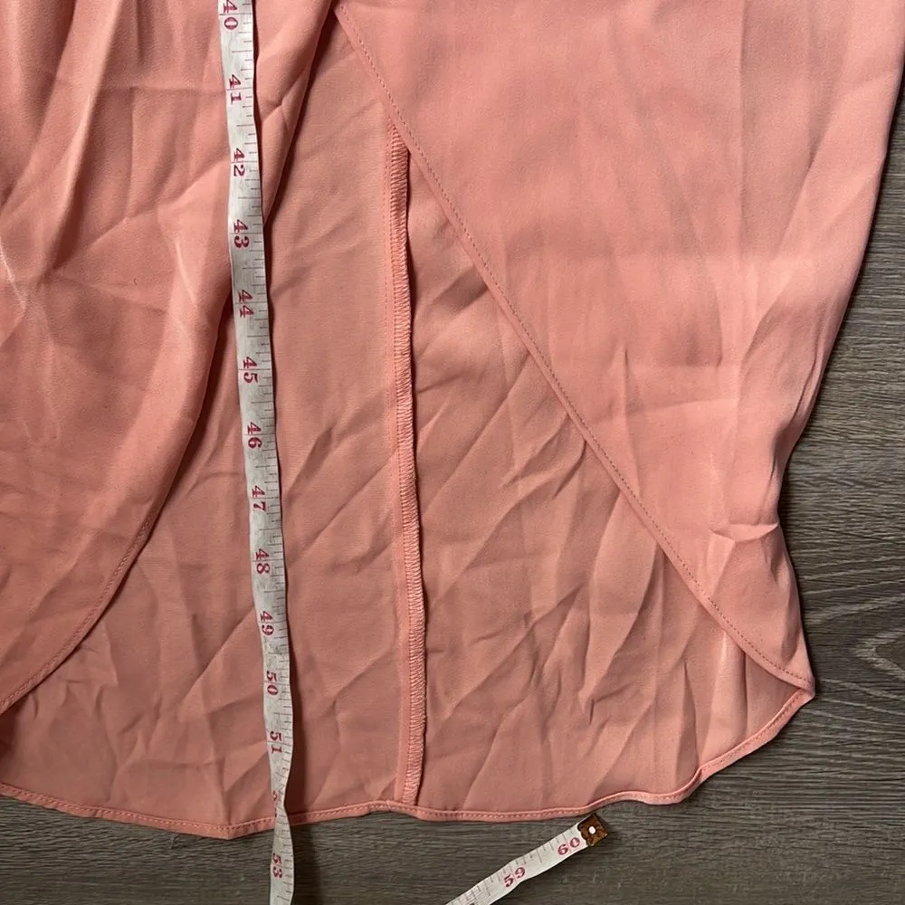 NEW Shona Joy Core Cocktail Draped Dress in Dusty pink - Image 12