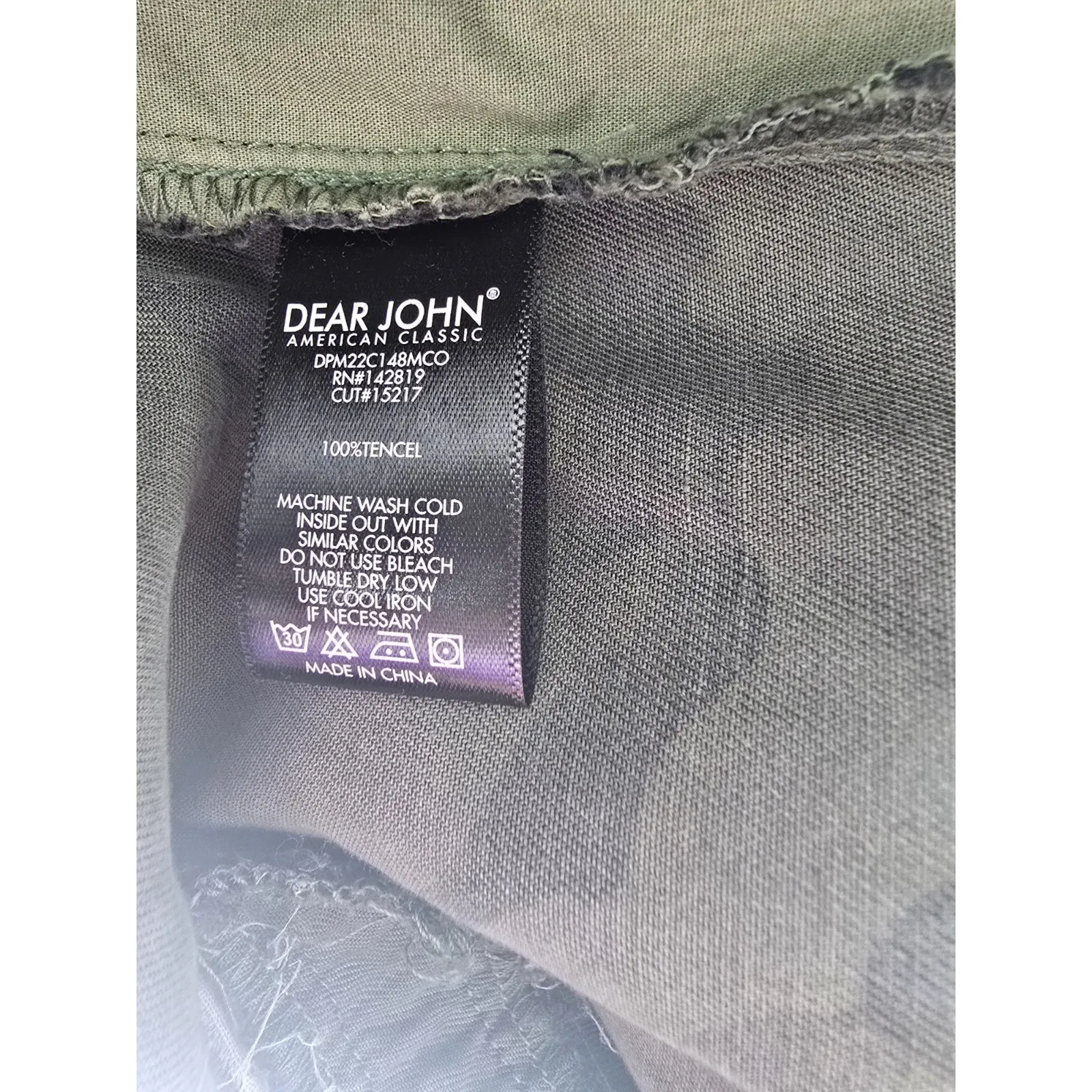 Dear John Jourdan Camo Joggers Large Tencel‎ Casual Athleisure Pants Women's - Image 5