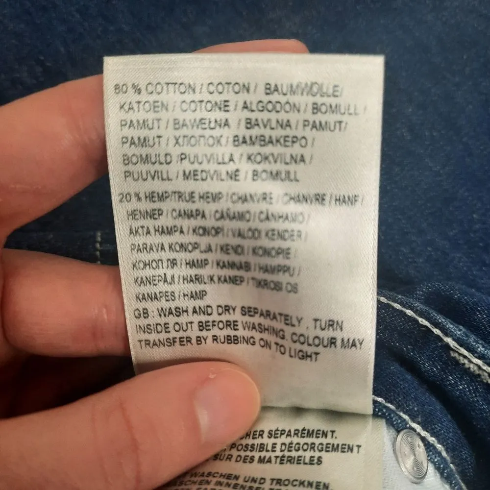 Carol Service Jean in Dark Grace Size 31x31 NWT Lightly Flawed - Image 10