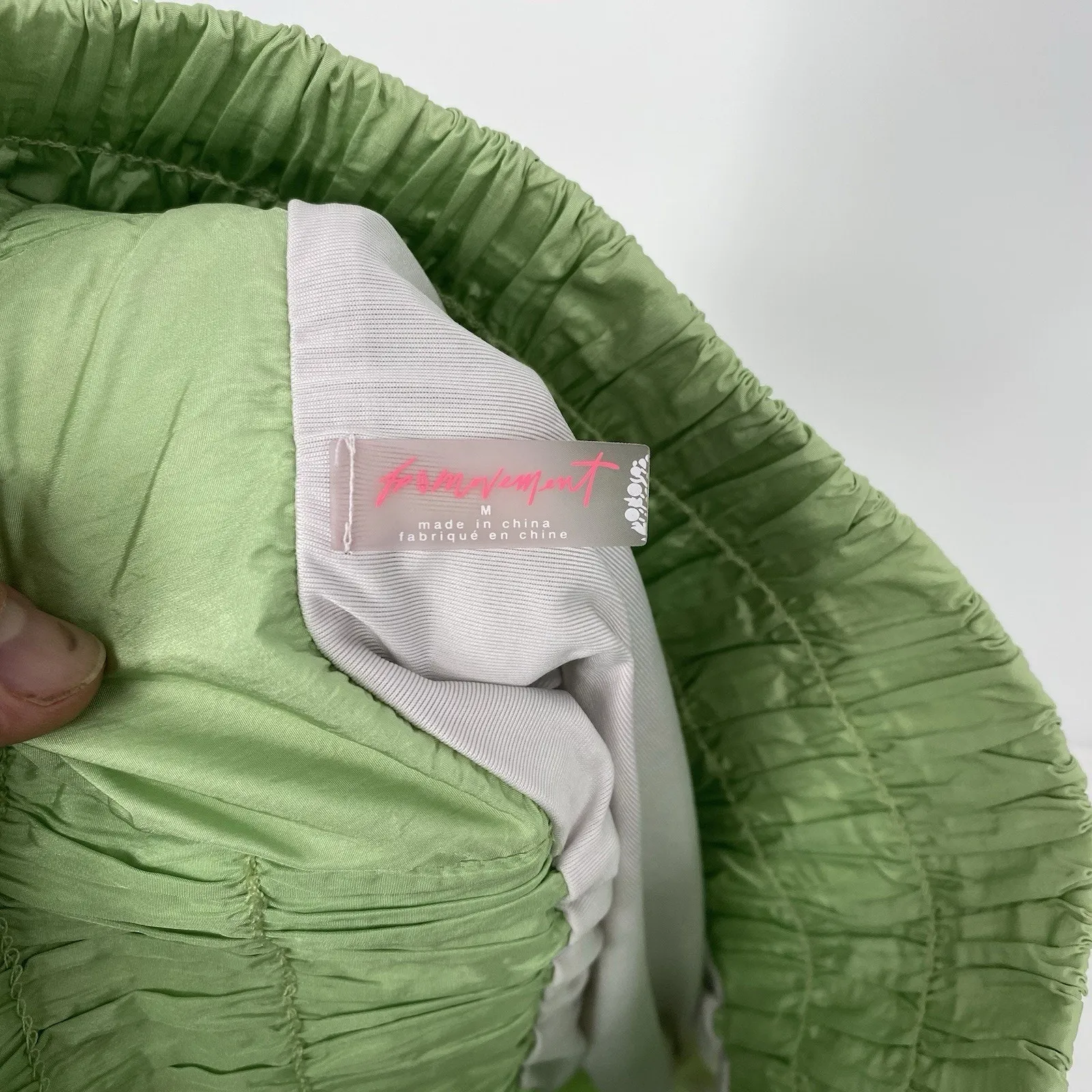 Free People Movement The Way Home Shorts Lime Green Women's Size M - Image 3