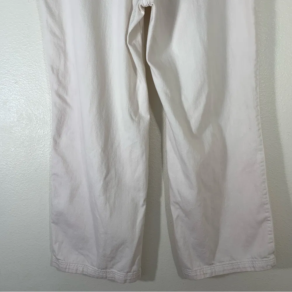 Universal Thread Women's High-Rise Wide Leg Drawstring Pants Cream Off White 16R - Image 7