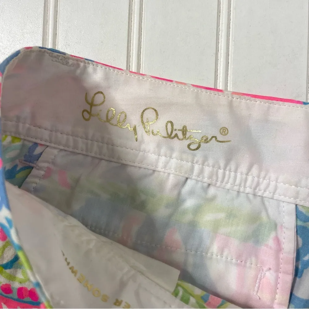 Lilly Pulitzer Callahan Short in Lovers Coral Reef Sz 4/161 - Image 6