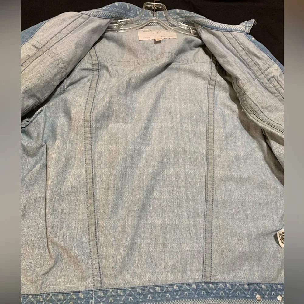 True Religion Plus Size Denim Trucker Jacket - Image 6