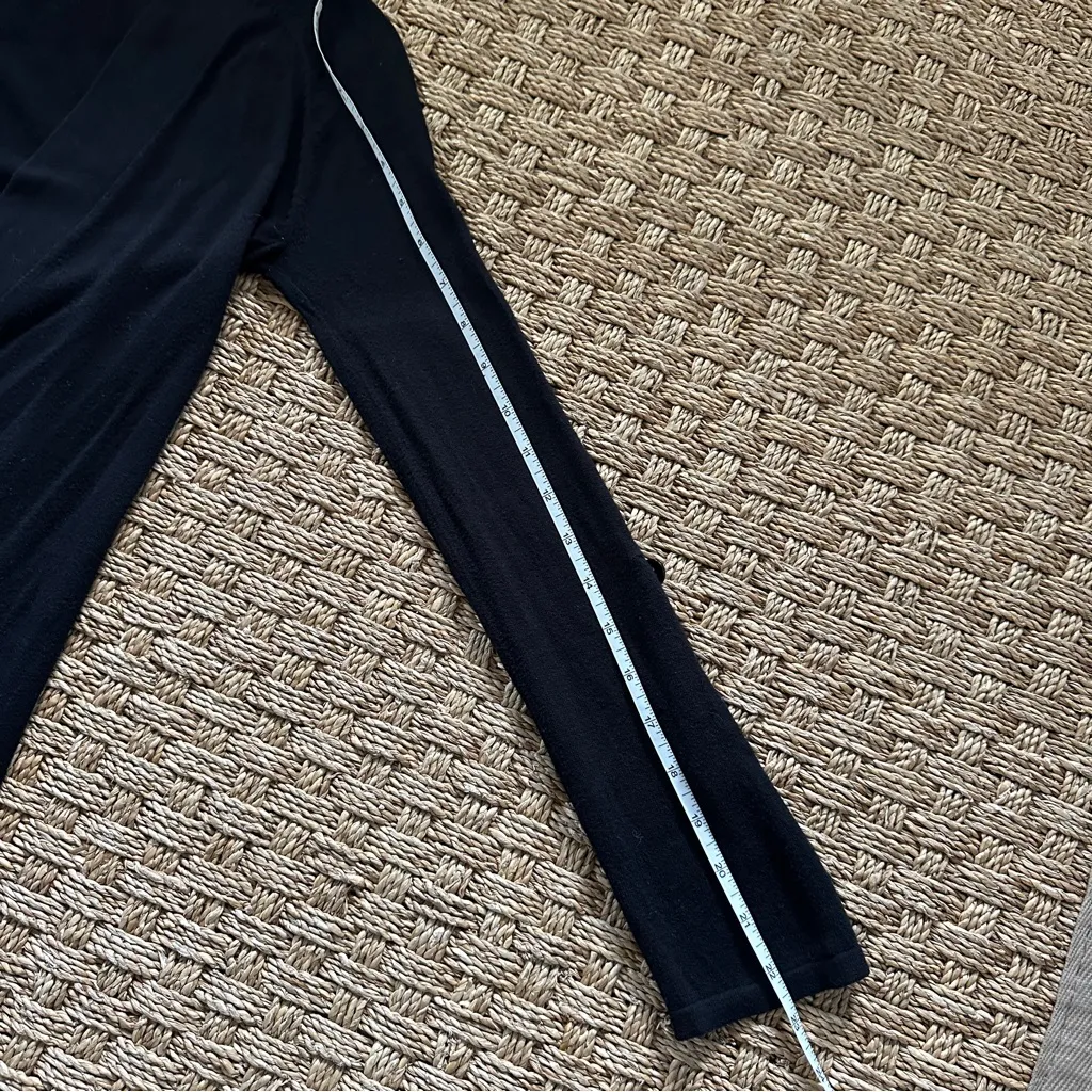 Express XS black open front Cardigan with roll cuff sleeves - Image 8