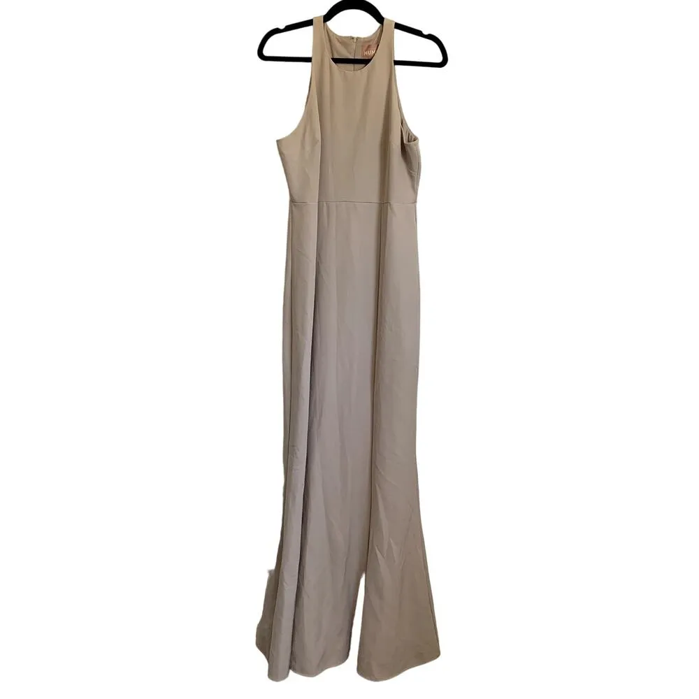 NEW Show Me Your Mumu SMYMM Chicago High Neck Gown in Show Me The Ring Crepe - Image 3
