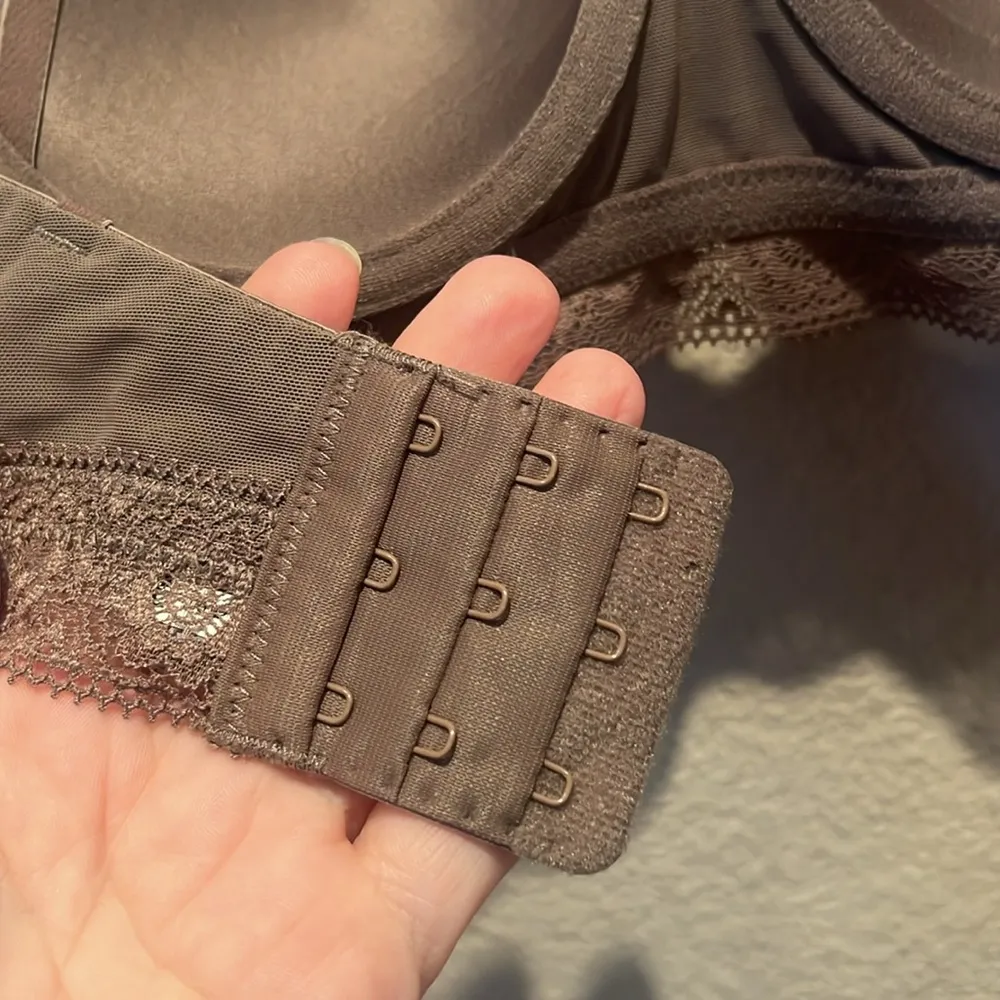 aerie Women’s Taupe Brown Lace Band Strapless Bra Size 34B - Image 7