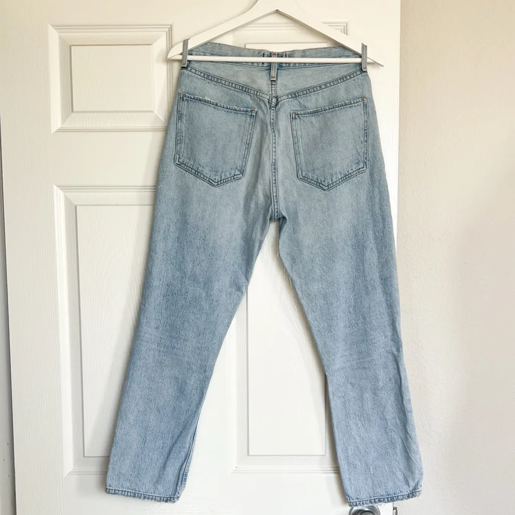 AGOLDE Riley Crop High Waisted Jeans - Image 6