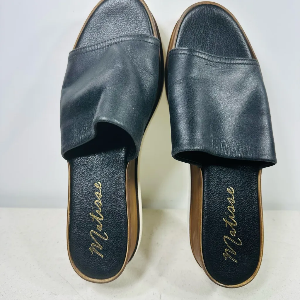 Matisse One Kiss Platform Sandals Black 10 - Image 5