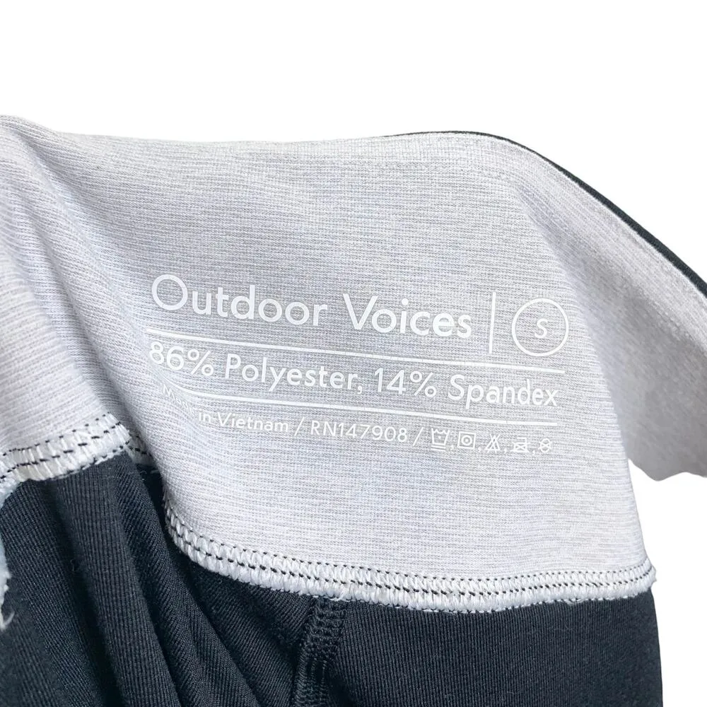 Outdoor Voices Springs High Rise Athletic Colorblock 7/8 Legging Charcoal Small - Image 7