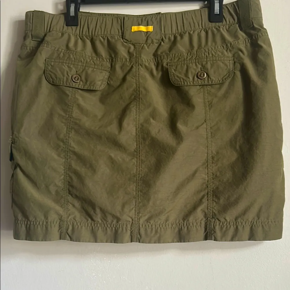 Lands End Women’s Leisure Olive Green Cargo Skort Size 14 - Image 2