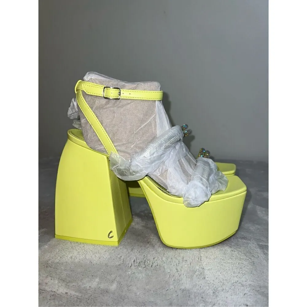 NEW Mila Jewel Ankle Strap Platform Sandal Sam  Edelman 8 - Image 7