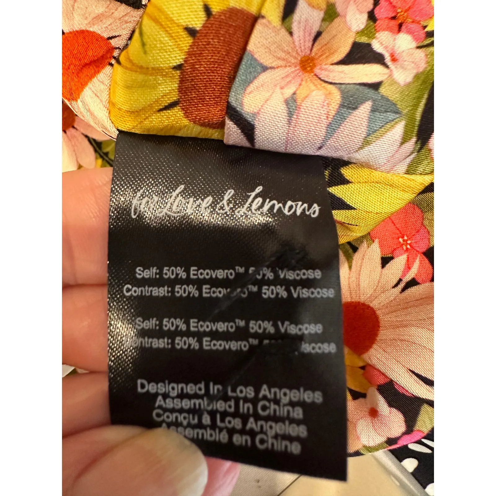 For Love and Lemons Daisy Polka Dot Long Sleeve Tie Anya Crop Top S - Image 13