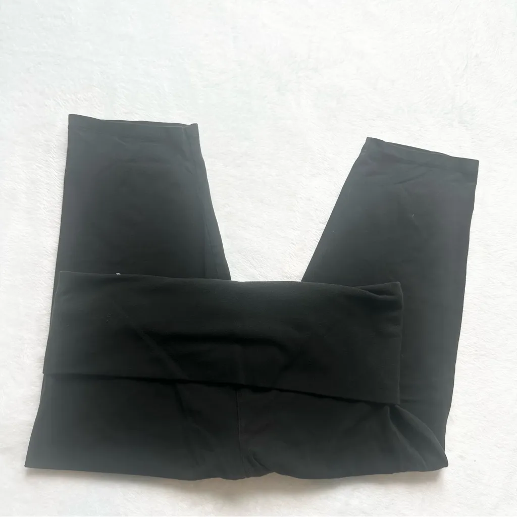 PINK Fold Over Yoga Leggings! - Image 6