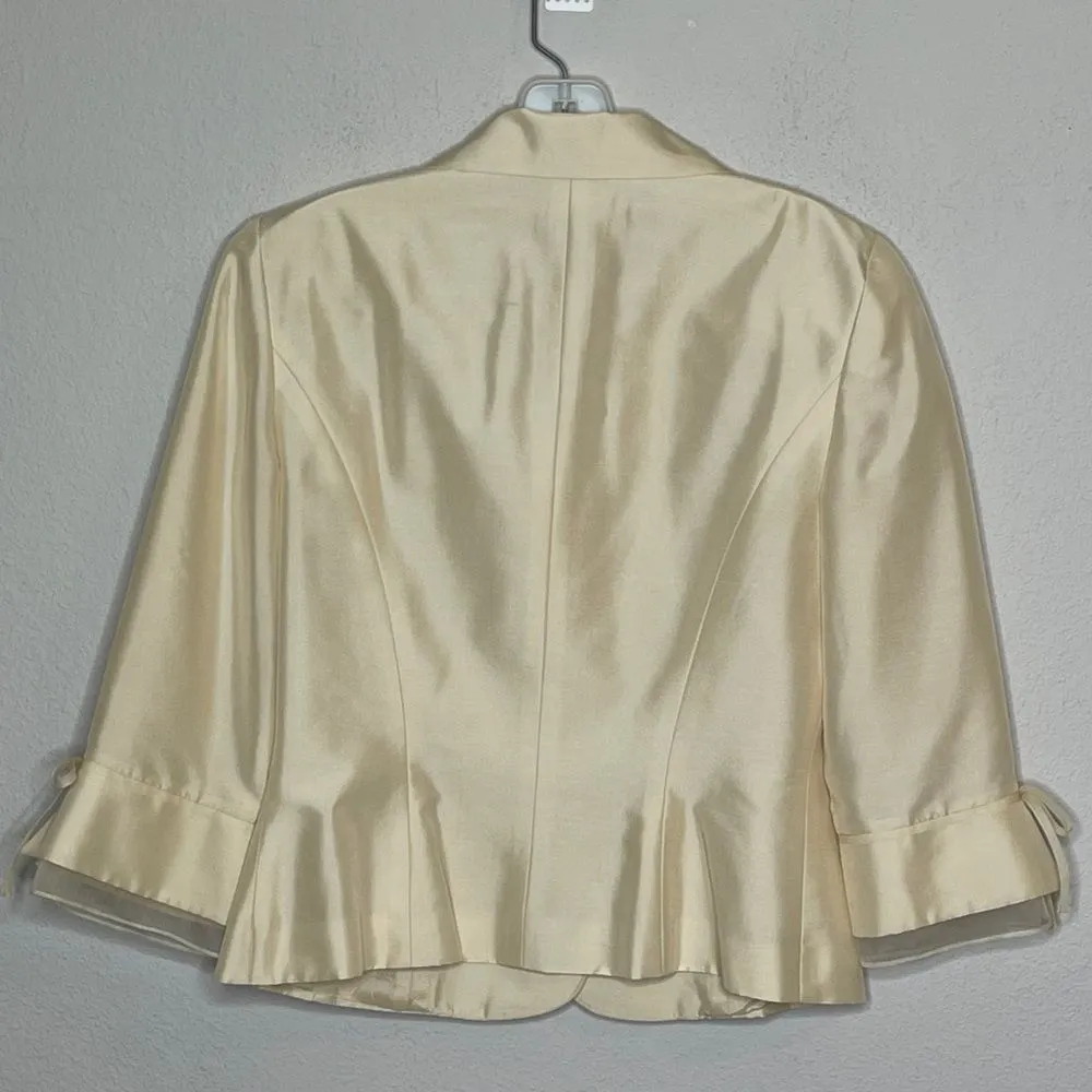 Vintage Maggy London Silk‎ Skirt Set Size 6 - Image 6