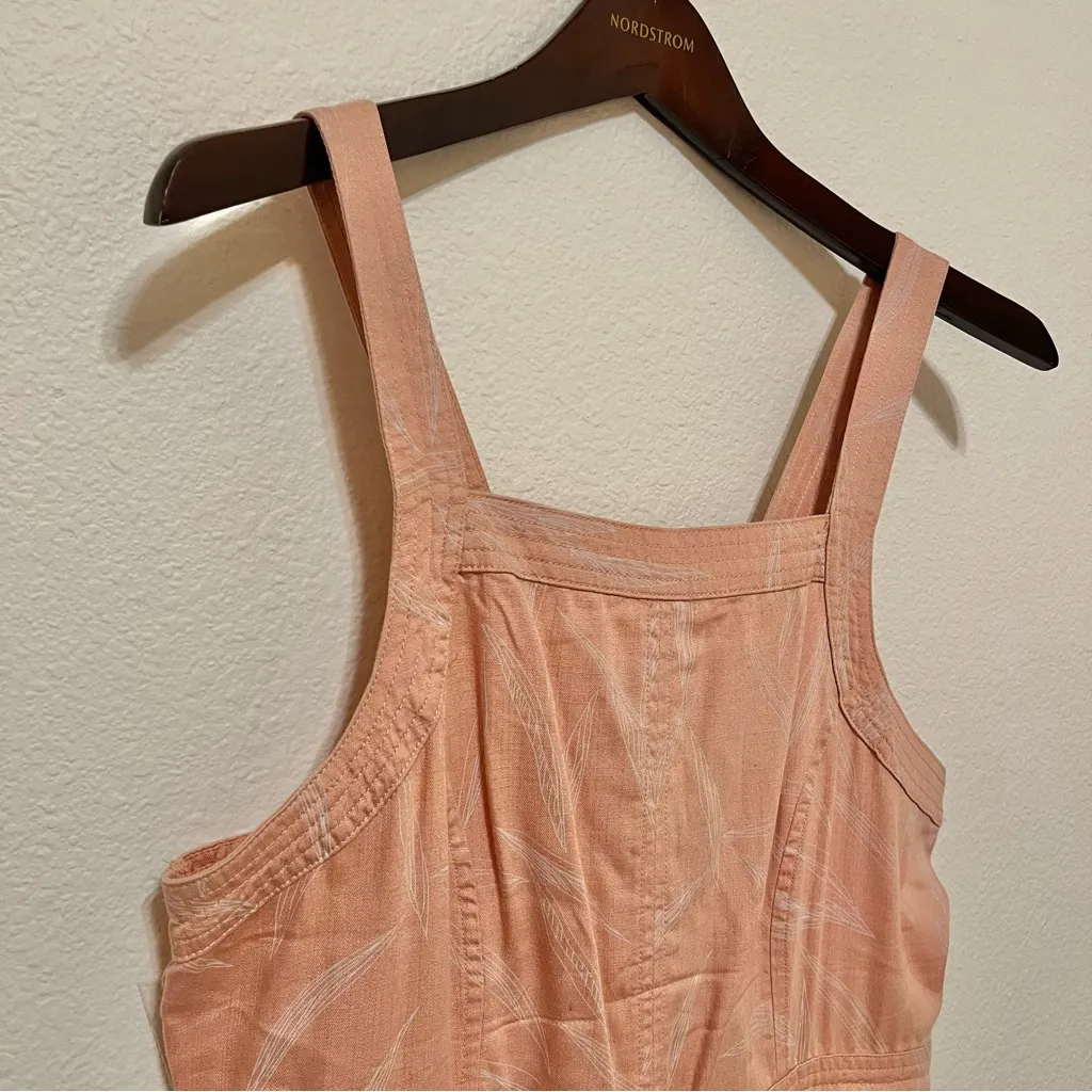 Prana Sundrifter Midi Dress Apple Blossom Print, peach color Size Medium - Image 11