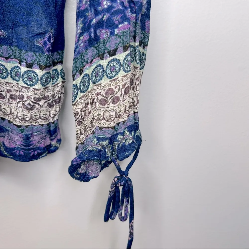 Lucky Brand Bohemian Shirt Size M - Image 5