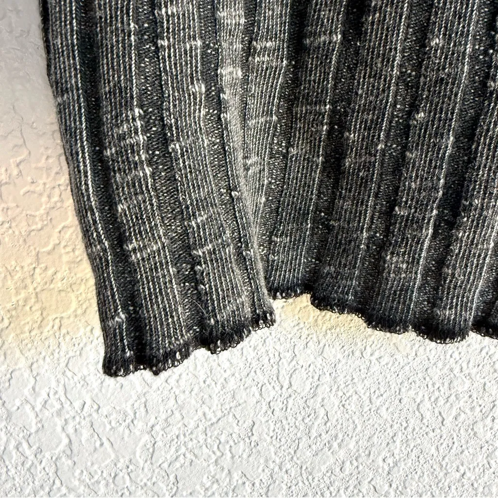 NWT We The Free Womens Shirt Top Meant To Be Tee Washed Black Ribbed Size Small - Image 8