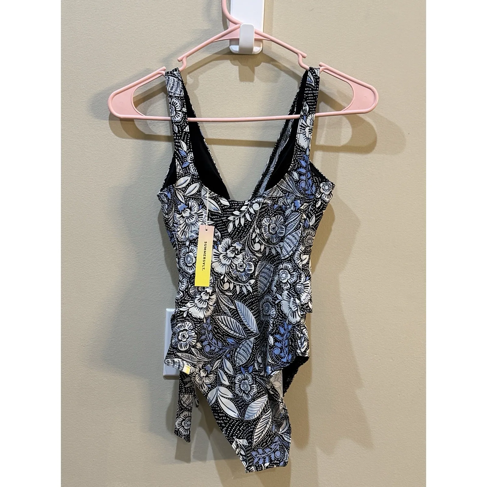 Summersalt‎ Women's Swimsuit The Wrap -Piece Swim Size 2 Floral! - Image 3