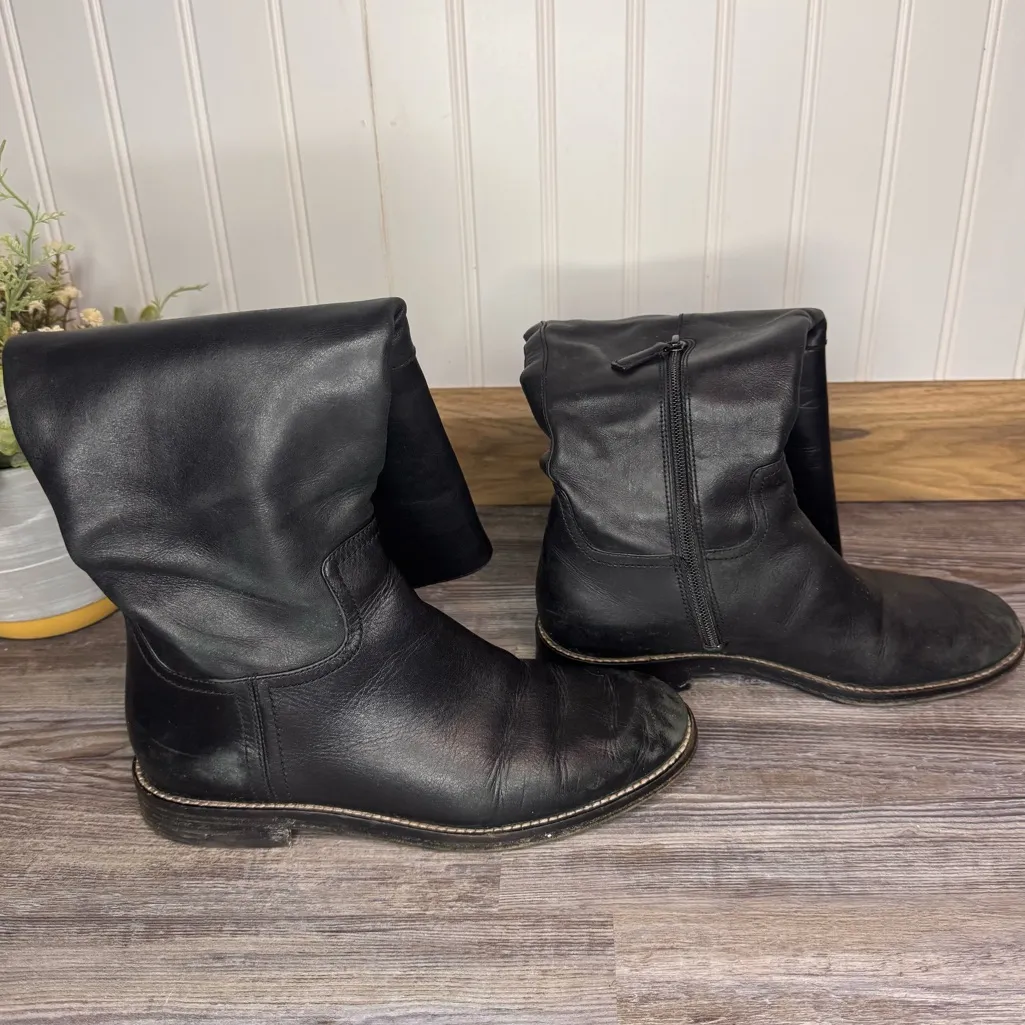 Cole Haan Womens Harrington Knee High Riding Boots Black Leather Size 6.5 - Image 5