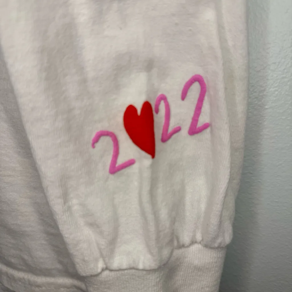 Harry Styles White Long Sleeve Love on Tour 2022 Merch Concert Shirt - Size M - Image 2