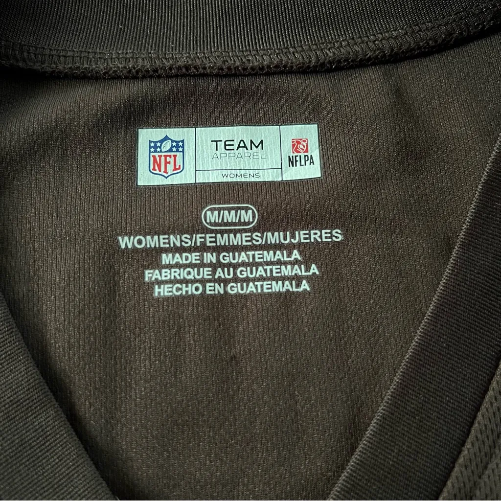 Women’s Brown NFL Team Jersey Odell Beckham JR 13 Cleveland Browns Jersey Medium - Image 4