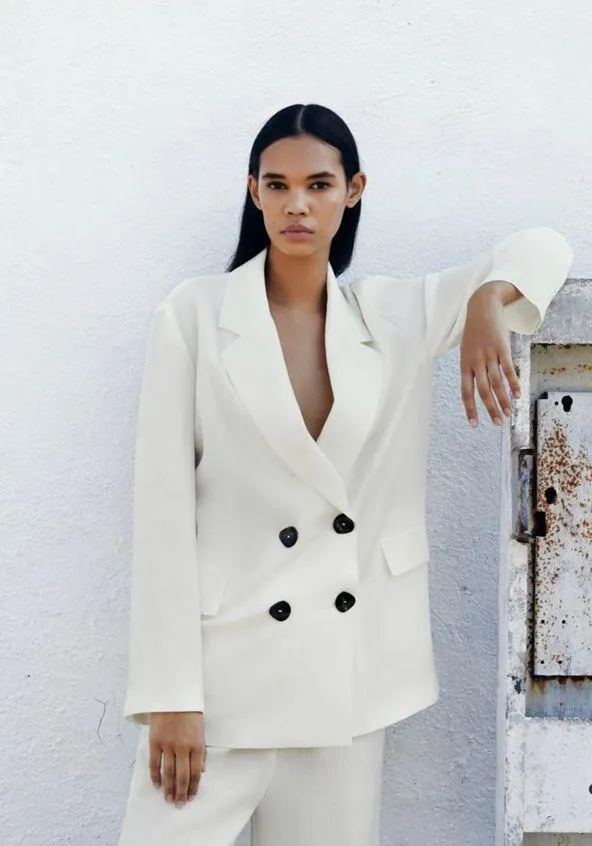 ZARA Double Breasted Blazer - Image 2