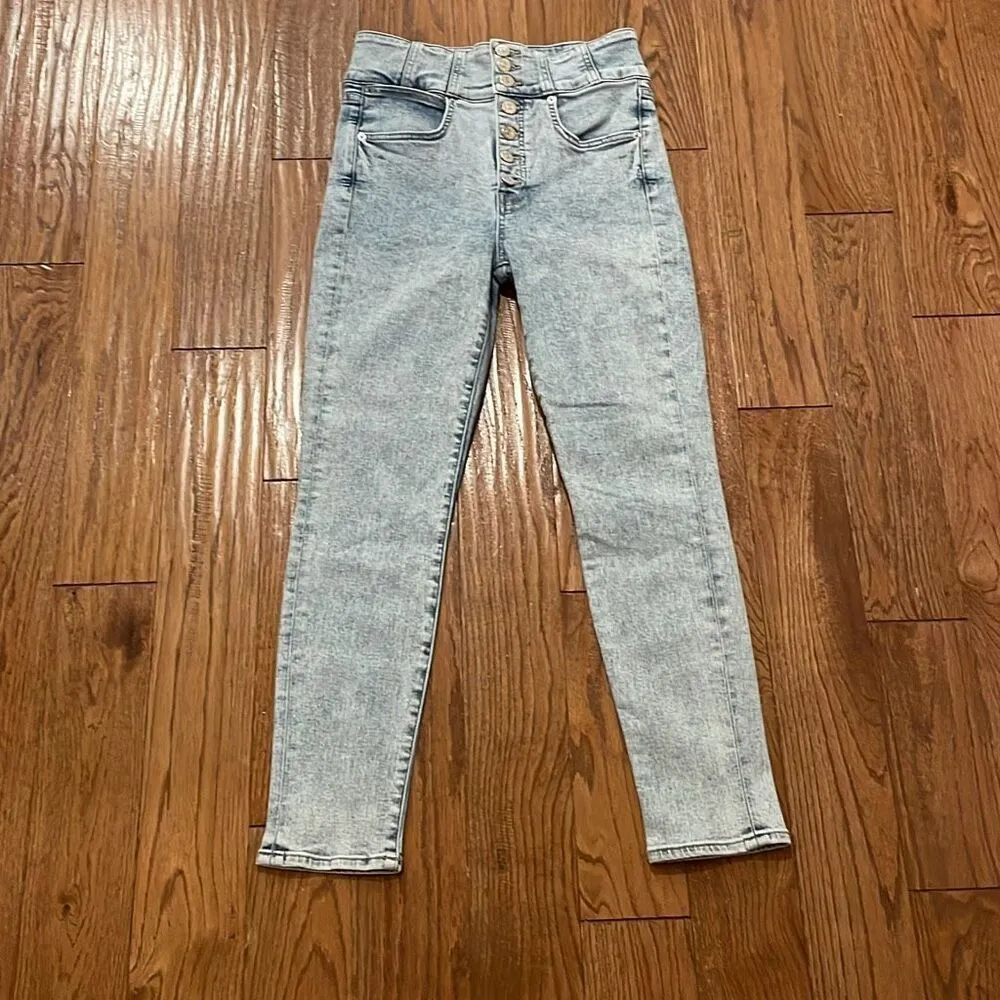 Veronica Beard Katherine Corset extra high rise skinny jeans 28 - Image 3