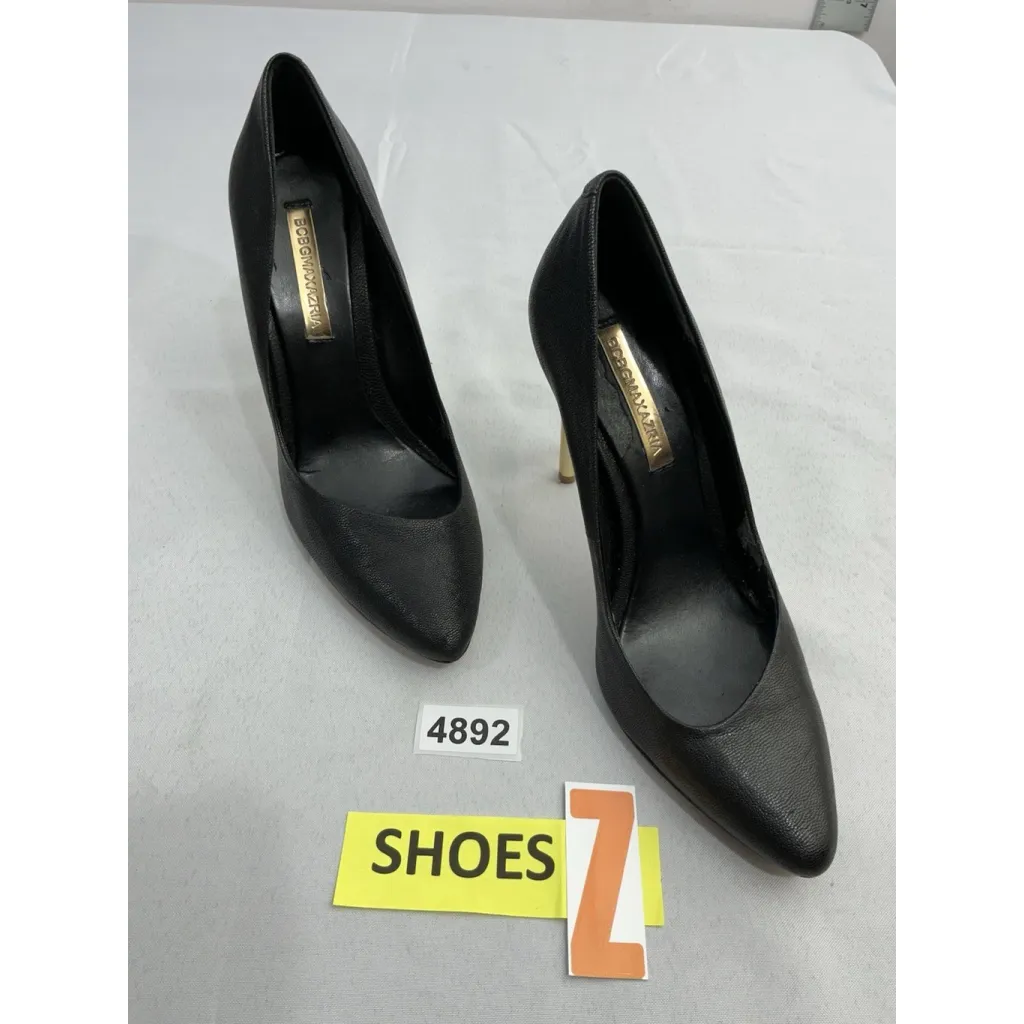 Womans BCBG Maxazria Vero Cuoio Tanta Pumps 8 M Black Slip On Stiletto - Image 2